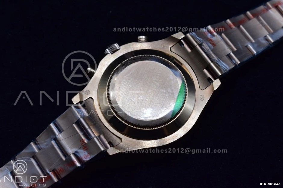 TopPick II on RG Edition GMF Bracelet 1:1 YachtMaster Blue RG A Best 1223 Ceramic 116685 1021